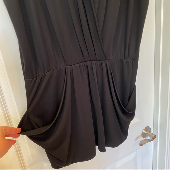 NWOT Rachel Roy Black Faux Wrap Dress - Picture 10 of 12